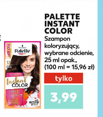 Szampon do koloryzacji włosów 17 Palette instant color promocja