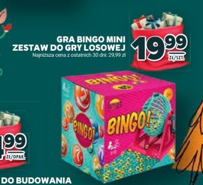 Gra Bingo Mini zestaw do gry losowej promocja w Stokrotka