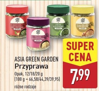 Mieszanka ziół azjatyckich liofilizowane Asia green garden promocja w Aldi