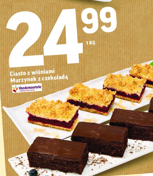 Murzynek z czekoladą Vandemoortele promocja