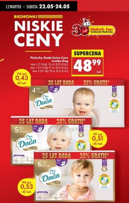 Pieluchy 6 Dada extra care promocja