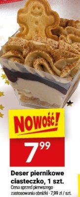 Deser piernikowe ciasteczko, 1 szt. promocja w Twój Market