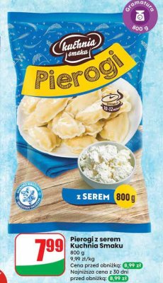 Pierogi z serem Auchan promocja w Dino