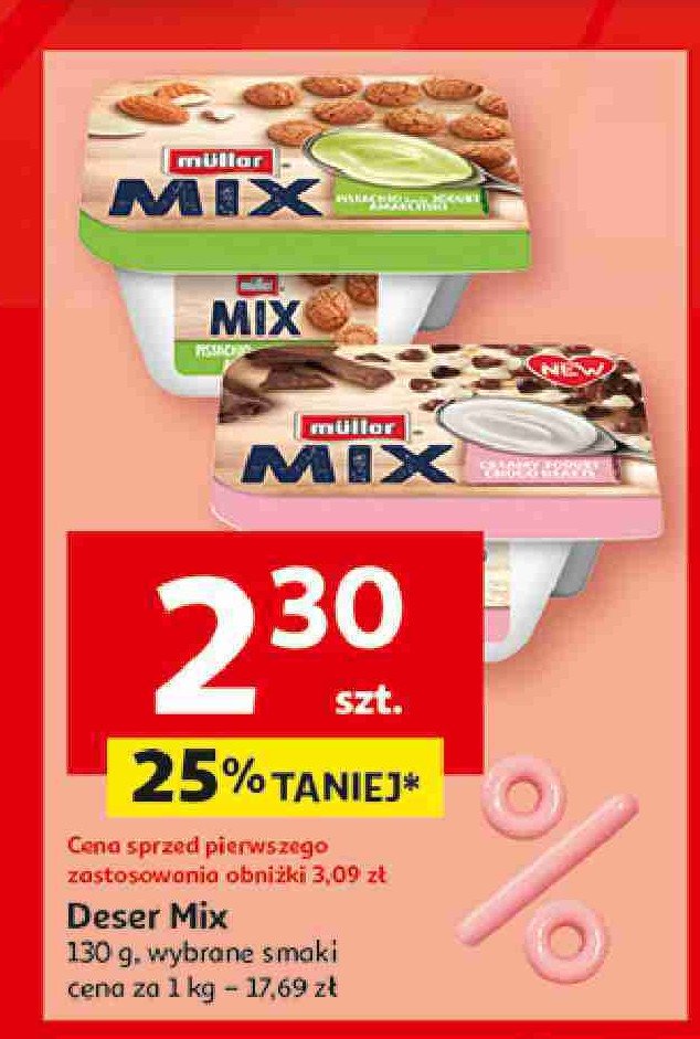 Jogurt choco hearts Muller mix promocja