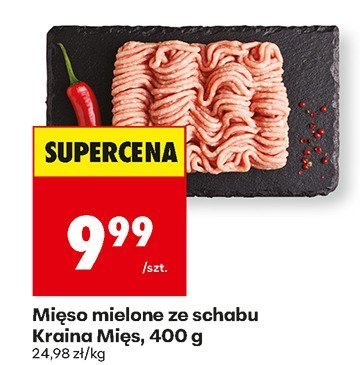 Mięso mielone ze schabu  promocja w Biedronka