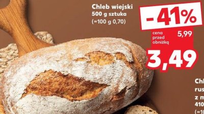 Chleb wiejski promocja w Kaufland