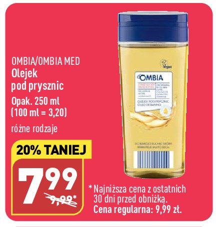 Olejek pod prysznic Ombia promocja