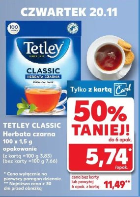 Herbata czarna promocja w Kaufland