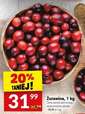 Żurawina, 1 kg promocja w Twój Market