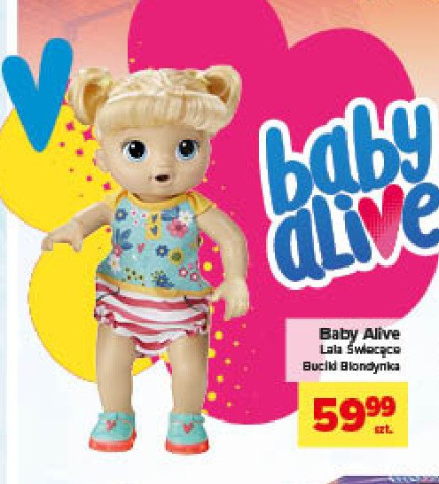 Lalka świecące buciki baby alive Hasbro promocja