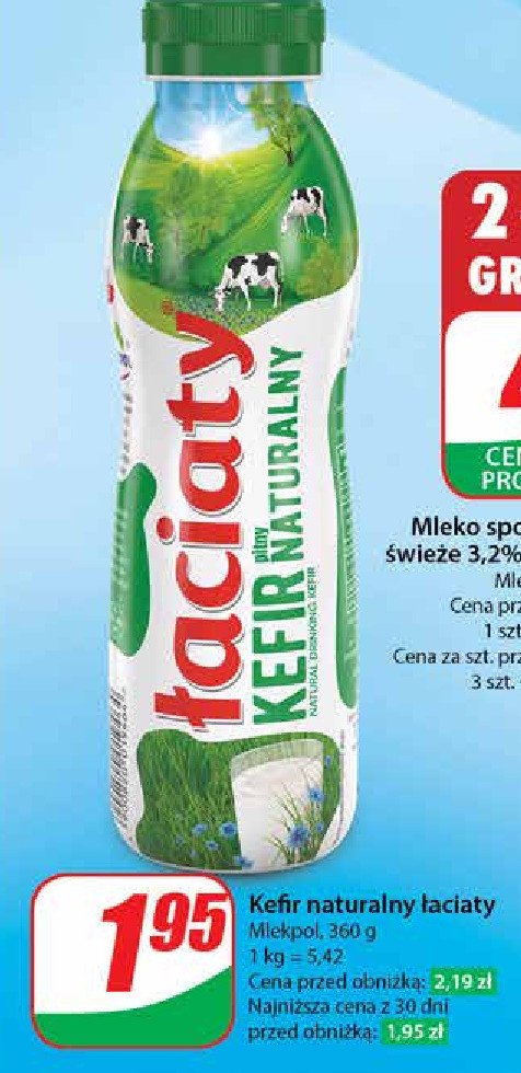 Kefir naturalny Łaciaty promocja