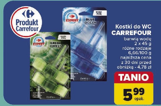 Kostka do wc blue ocean Carrefour promocja