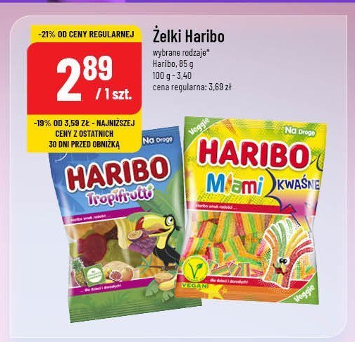 Żelki Haribo tropifrutti promocja