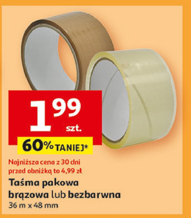 Taśma pakowa bezbarwna promocja