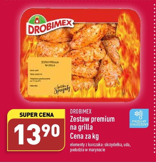 Zestaw z kurczaka na grill premium Drobimex promocja