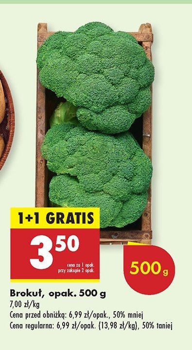 Brokuły promocja w Biedronka