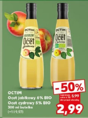 Ocet cydrowy 5% BIO promocja w Kaufland