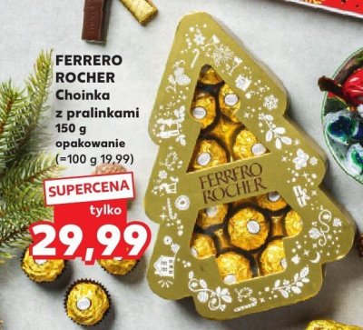 Czekoladki Choinka z pralinkami promocja w Kaufland