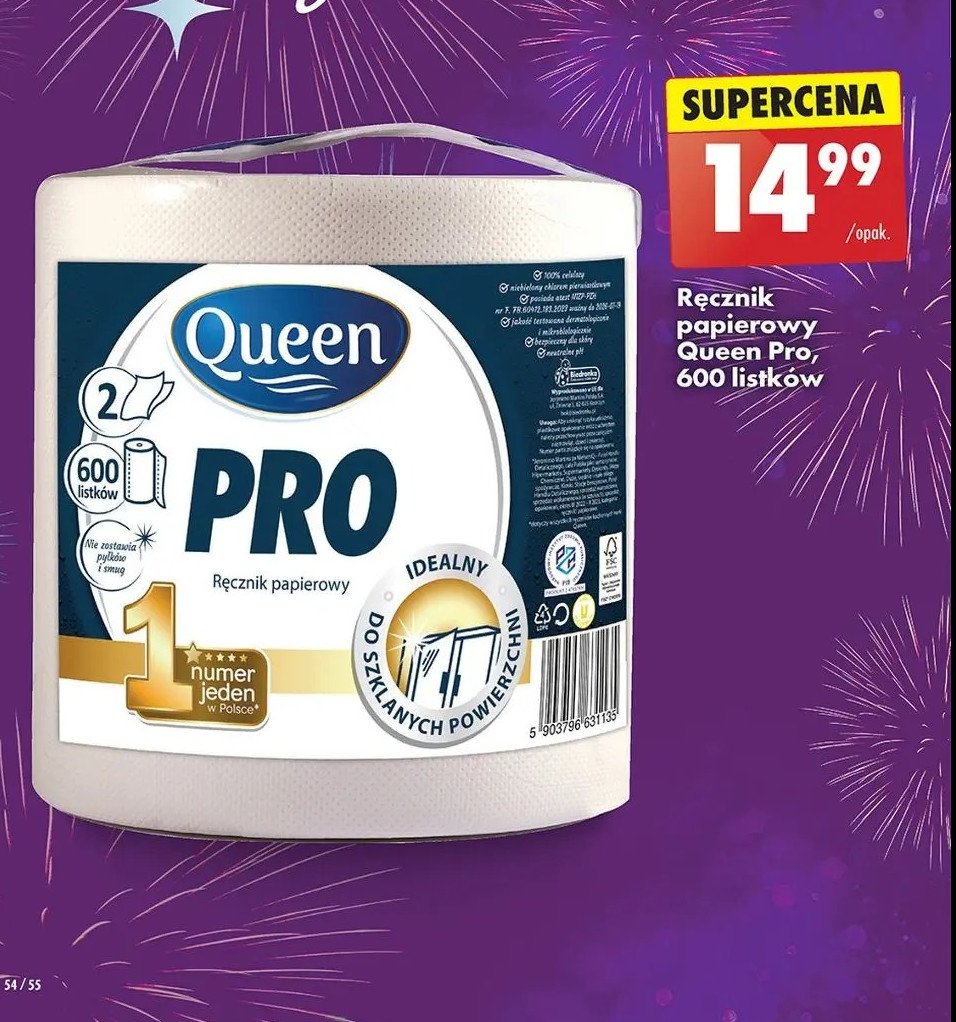 Ręcznik papierowy pro Queen promocja