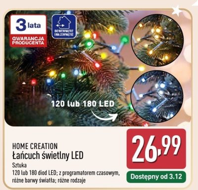 Łańcuch świetlny LED  promocja w Aldi