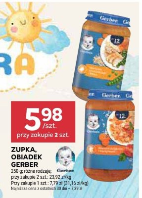 Zupka, obiadek Gerber promocja w Stokrotka