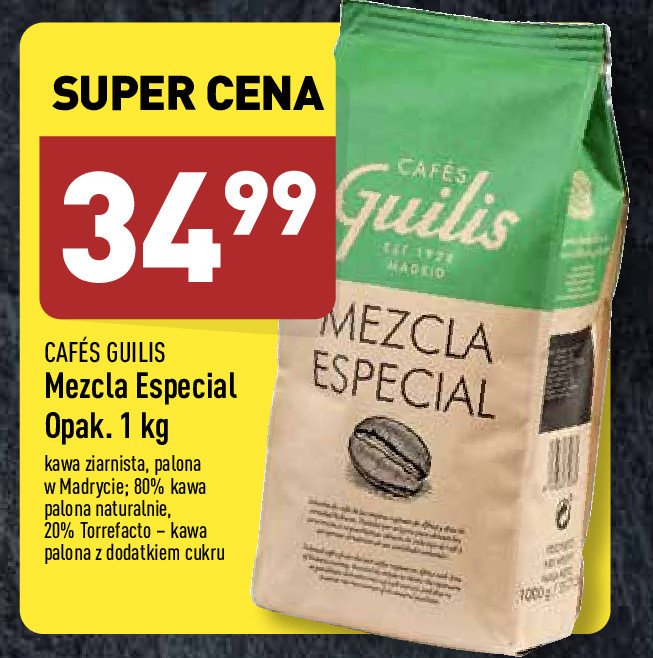 Kawa Cafes guilis mezcia especial promocje