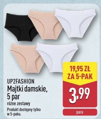 Majtki damskie, 5 par różne zestawy promocja w Aldi