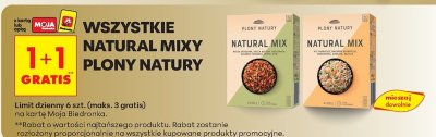 Natural Mixy Plony Natury promocja w Biedronka