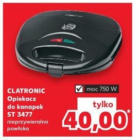 Opiekacz st3477 Clatronic promocja