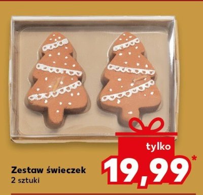 Zestaw świeczek 2 sztuki promocja w Kaufland