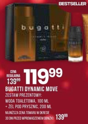 Zestaw prezentowy Bugatti Dynamic Move promocja w Drogerie Natura
