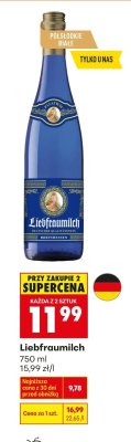 Wino Liebfraumilch promocja w Biedronka