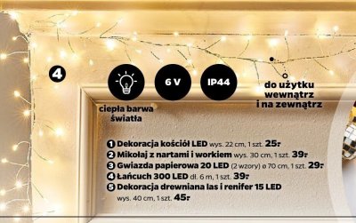 Łańcuch 300 LED promocja w Netto