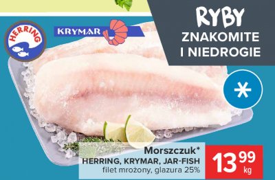 Morszczuk filet bez skóry 25% glazury Jar-fish promocja