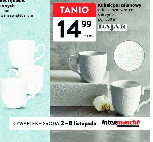 Kubek porcelanowy 350 ml Dajar promocja