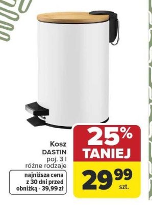 Kosz DASTIN poj. 3 l różne rodzaje Carrefour promocja w Carrefour