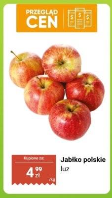 Jabłko polskie luz promocja w Biedronka