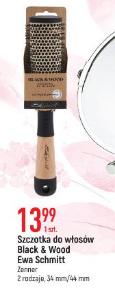 Szczotka do w艂os贸w black & wood 34 mm Ewa schmitt promocja