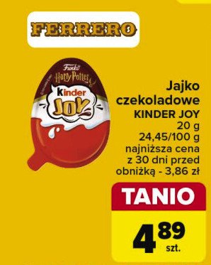 Jajko z niespodzianką harry potter Kinder joy promocja