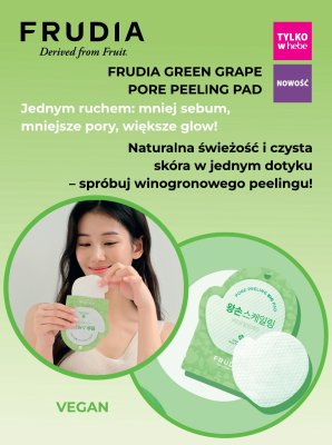 Peeling FRUDIA Green Grape Pore Peeling Pad promocja w Hebe