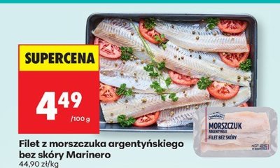 Filet z morszczuka argentyńskiego bez skóry  promocja w Biedronka