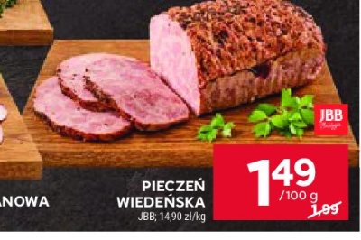 Pieczeń wiedeńska Jbb bałdyga promocja