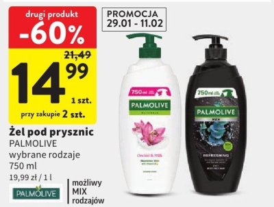 Żel pod prysznic Palmolive promocja w Intermarche