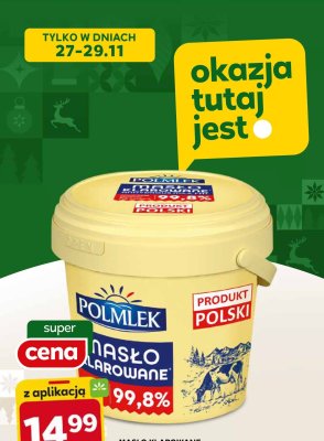 Masło klarowane POLMLEK 99,8% promocja w Stokrotka