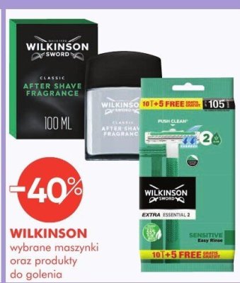Maszynki oraz produkty do golenia WILKINSON promocja w Super-Pharm