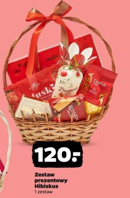 Zestaw prezentowy Hibiskus promocja w Netto