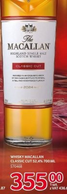 Whisky Macallan Classic Cut 52,4% 700 ML promocja w Selgros