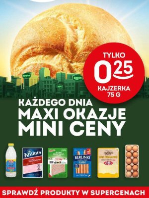 Kajzerka 75g promocja w Żabka