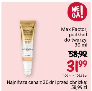 Podkład MAX FACTOR MIRACLE MATCH promocja