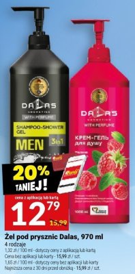 Żel pod prysznic Dalas, 970 ml promocja w Twój Market